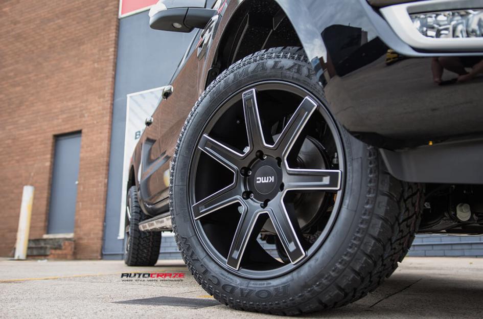 FORD RANGER KM700 SATIN BLACK MILLED